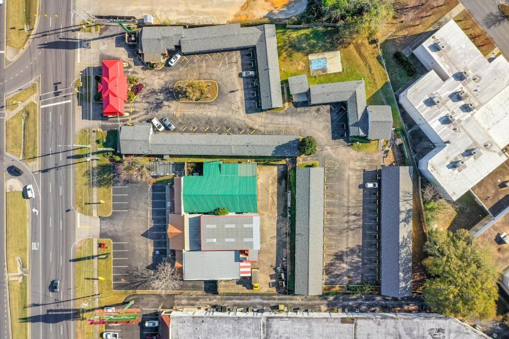 Drone view of the hotel property